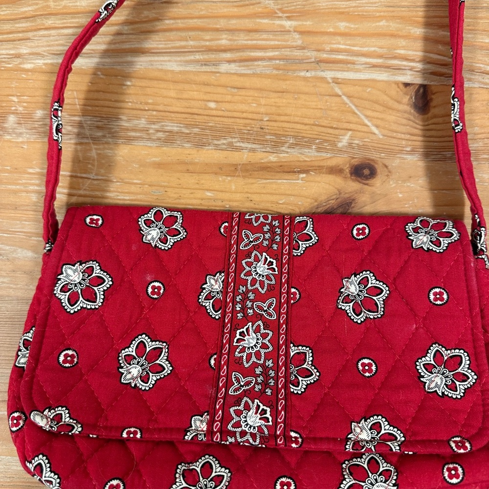 Vera Bradley Red Bandana Purse